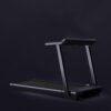 Electric Treadmill Foldable White Adjustable Display