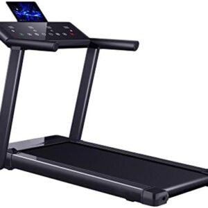 Electric Treadmill Foldable White Adjustable Display - Image 2