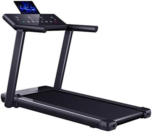 Electric Treadmill Foldable White Adjustable Display - Image 2