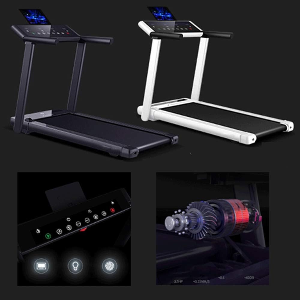 Electric Treadmill Foldable White Adjustable Display - Image 8