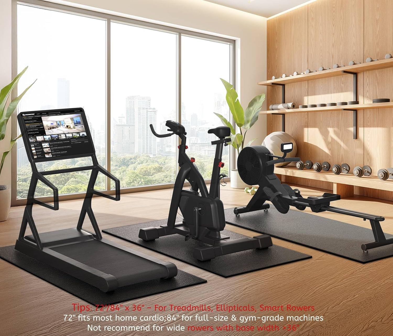 Exercise Equipment Mat 6mm Thick Multiple Sizes - Image 3