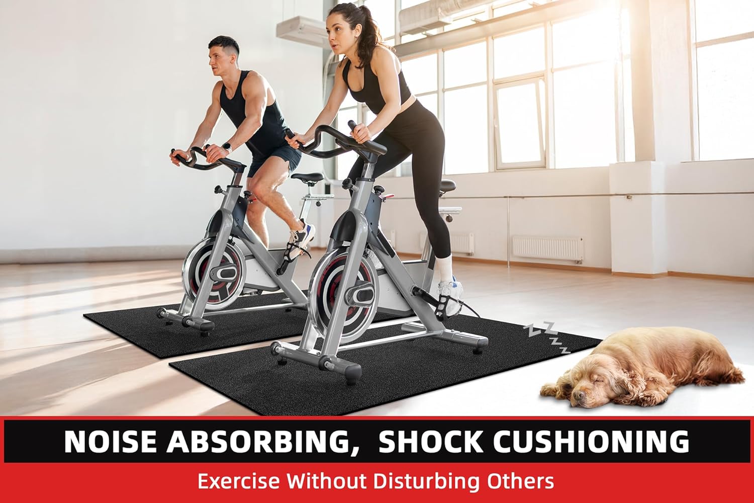 Exercise Equipment Mat 6mm Thick Multiple Sizes - Image 4