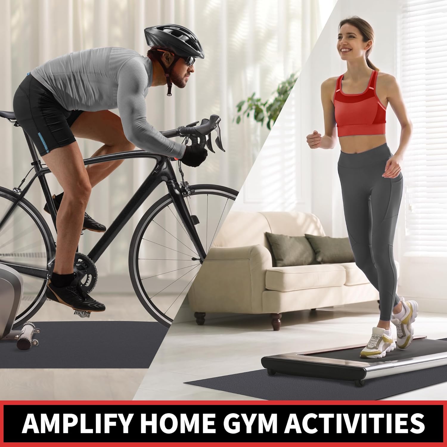 Exercise Equipment Mat 6mm Thick Multiple Sizes - Image 5