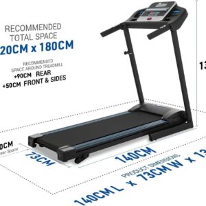 Folding Smart Treadmill Compact Design 250 LB Weight Capacity - Image 8