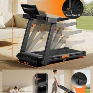 Home Fitness Treadmill 20-Level Incline 400 LBS Capacity - Image 4