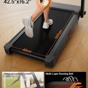 Home Fitness Treadmill 20-Level Incline 400 LBS Capacity - Image 5
