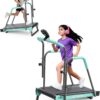 Kids Treadmill Manual Adjustable Incline Workout Equipment