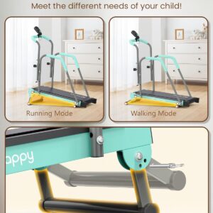 Kids Treadmill Manual Adjustable Incline Workout Equipment - Image 4