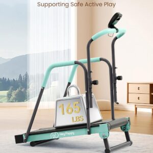Kids Treadmill Manual Adjustable Incline Workout Equipment - Image 8