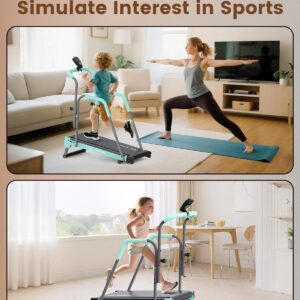 Kids Treadmill Manual Adjustable Incline Workout Equipment - Image 9